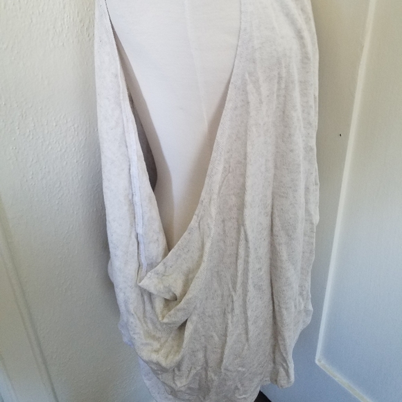 Stewart Brown Heather Gray Soft Cozy Flax Knit Sweater Vest Women's Size M/L - Picture 3 of 8